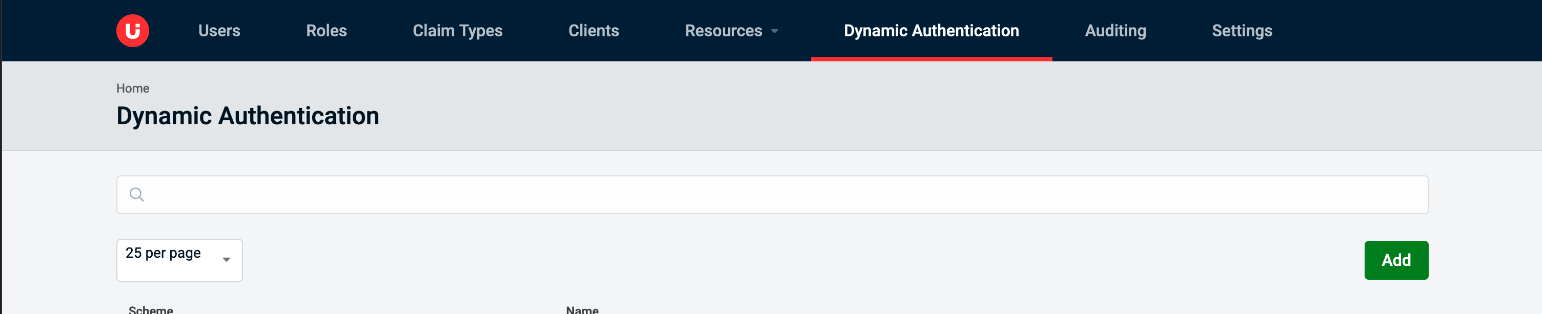 Searching for Provider | AdminUI Documentation
